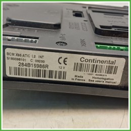Body Computer Centralina Modulo BCM BSI CONTINENTAL RENAULT MEGANE 3a Serie 1.5 dCi 284B15986R 2008 2012