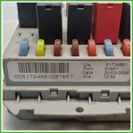 Body Computer Centralina Modulo BCM BSI FIAT 57657 LANCIA YPSILON TE 1.2 8V 51724661 2003 2006