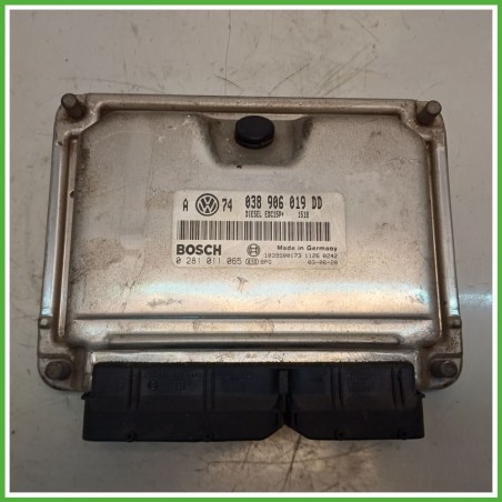 Centralina Motore Iniezione ECU BOSCH 0281011065 VOLKSWAGEN GOLF 1J 1.9 TDI 74kw 038906019FF 1997 2006