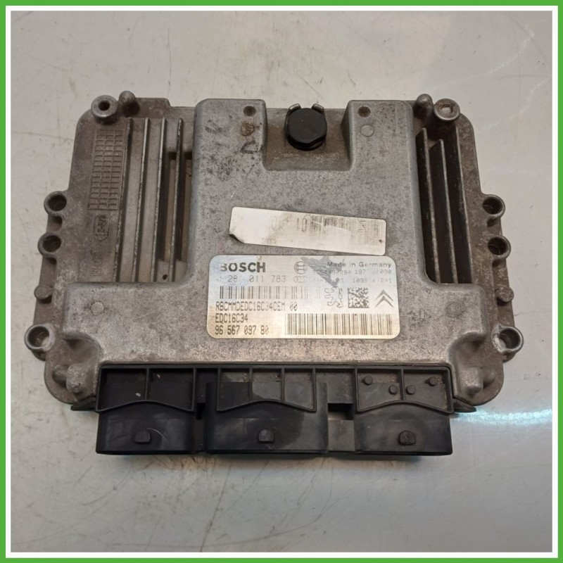 Centralina Motore Iniezione ECU BOSCH 0281011783 PEUGEOT 206 1.4 50kw 9656709780 1998 2009