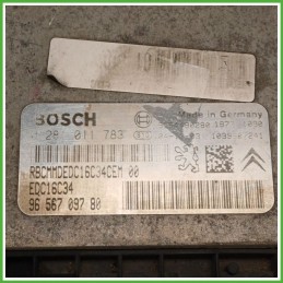 Centralina Motore Iniezione ECU BOSCH 0281011783 PEUGEOT 206 1.4 50kw 9656709780 1998 2009