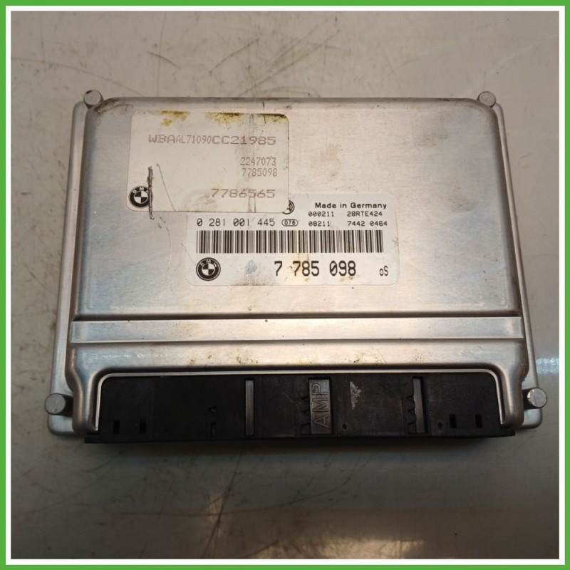 Centralina Motore Iniezione ECU BOSCH 0281001445 BMW Serie 3 E46 TD 100kw 13617788359 1998 2001