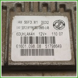 Centralina Motore Iniezione ECU MAGNETI MARELLI IAW5SF3.M1 FIAT GRANDE PUNTO 2Y 1.2 48kw 51819351 2005 2008