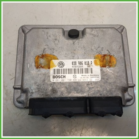 Centralina Motore Iniezione ECU BOSCH 0281001720 VOLKSWAGEN PASSAT 3B 1.9 TDI 81kw 038906018P 1996 2003