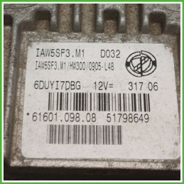 Centralina Motore Iniezione ECU MAGNETI MARELLI IAW5SF3.M1 FIAT GRANDE PUNTO 2Y 1.2 48kw 51798649 2005 2008