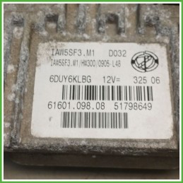 Centralina Motore Iniezione ECU MAGNETI MARELLI IAW5SF3.M1 FIAT GRANDE PUNTO 2Y 1.2 48kw 51798649 2005 2008