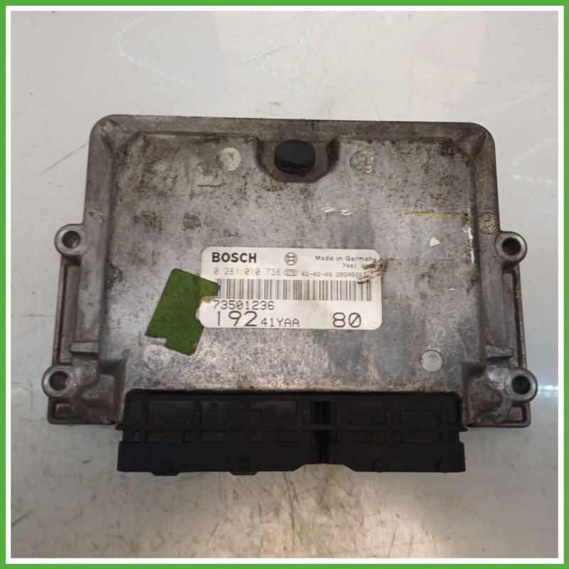 Centralina Motore Iniezione ECU BOSCH 0281010738 FIAT STILO 2C 1.9 JTD 59kw 55186541 2001 2003
