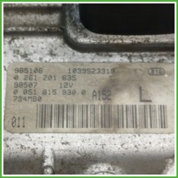 Centralina Motore Iniezione ECU BOSCH 0261201635 FIAT BRAVO 3L 1.4 16V 66kw 51815930 2007 2010