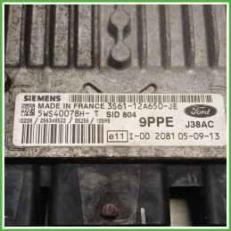 Centralina Motore Iniezione ECU SIEMENS 5WS40078H FORD FIESTA CBK 1.4 50kw 1303232 2002 2005