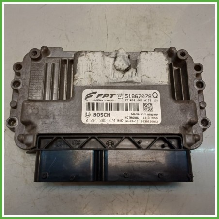 Centralina Motore Iniezione ECU BOSCH 0261S05874 LANCIA DELTA TH 1.4 T-Jet 88kw 51867078 2008 2011