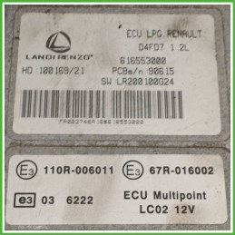 Centralina Motore Iniezione GAS LANDI RENZO 616553000 RENAULT MODUS 2a Serie 1.2 16V 55kw 616553000 2008 2011
