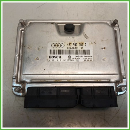 Centralina Motore Iniezione ECU BOSCH 0281010494 AUDI A6 4B 2.5 TDI 114kw 4B1907401D 2001 2005