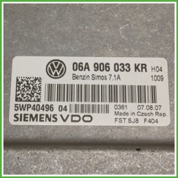 Centralina Motore Iniezione ECU SIEMENS 5W94049604 VOLKSWAGEN TOURAN 1T 1.6 75kw 06A906033KR 2003 2010