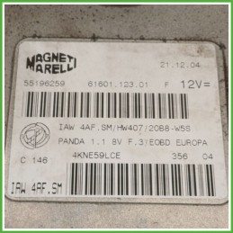 Centralina Motore Iniezione ECU MAGNETI MARELLI IAW4AF.SM FIAT PANDA 2Q 1.1 40kw 55196259 2003 2010