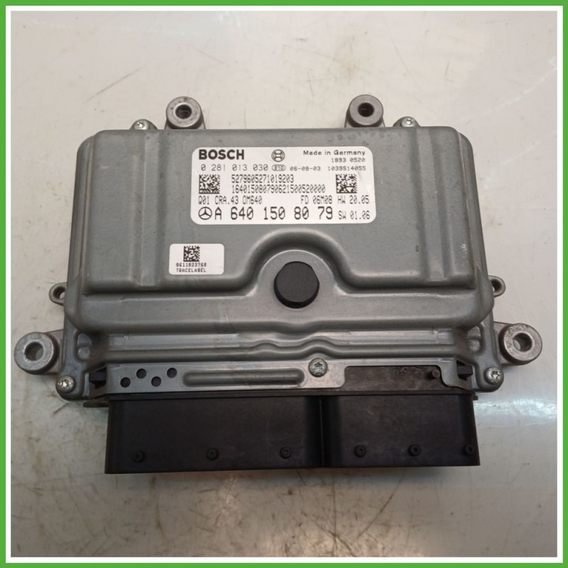 Centralina Motore Iniezione ECU BOSCH 0281013030 MERCEDES-BENZ Classe A W/C169 CDI 80kw A6401508079 2004 2013