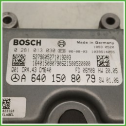 Centralina Motore Iniezione ECU BOSCH 0281013030 MERCEDES-BENZ Classe A W/C169 CDI 80kw A6401508079 2004 2013