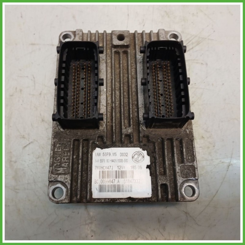 Centralina Motore Iniezione ECU MAGNETI MARELLI IAW5SF9.MSD032 FIAT 500 3P 1.2 51kw 51847332 2007 2015