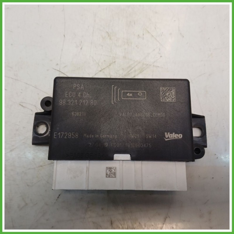 Centralina Sensori di Parcheggio VALEO E172958 CITROEN C4 CACTUS 9832121280 2018 2019