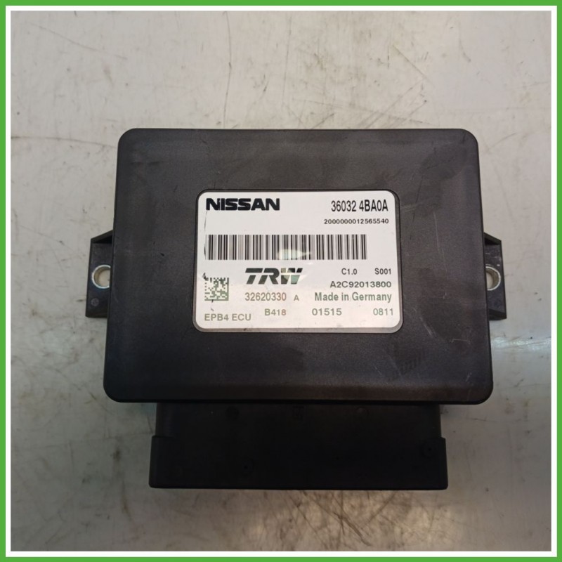 Centralina Freno di Stazionamento TRW 32620330 NISSAN QASHQAI J11E 1.5 dCi 360324BA0A 2014 2018