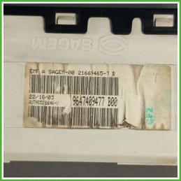 Display Indicatore Multifunzionale CITROEN C3 1a Serie 1.4 9647409477 2002 2005 SAGEM 21669465-7