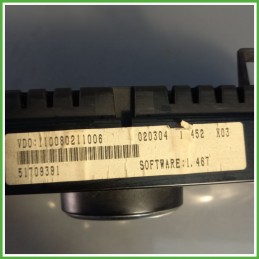 Quadro strumenti contachilometri tachimetro VDO 110.080.211/006 LANCIA YPSILON TE 1.2 16V 51712351
