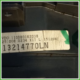 Quadro strumenti contachilometri tachimetro VDO 110080162038 OPEL MERIVA X03 1.3 13214764