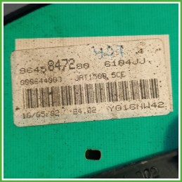 Quadro strumenti contachilometri tachimetro JAEGER YG16NW42 PEUGEOT 206 1.6 16V 1606638280