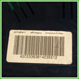 Quadro strumenti contachilometri tachimetro VDO A2C5336314 RENAULT MEGANE 3a Serie 1.5 dCi 248100342R
