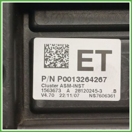 Quadro strumenti contachilometri tachimetro JOHNSON CONTROLS 1303304 OPEL CORSA S07 1.2 16V 13252129