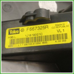 Ventola Ventilatore Riscaldamento Abitacolo VALEO F667325R VOLKSWAGEN GOLF 1J 1.9 TDI 1J1819021C 1997 2006