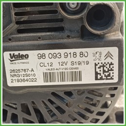 Alternatore VALEO NRG12S010 CITROEN C4 CACTUS 9809391880