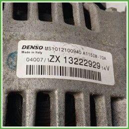 Alternatore DENSO MS1012100940 OPEL AGILA H00 9192825