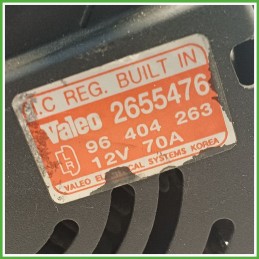 Alternatore VALEO 2655476 CHEVROLET (DAEWOO) KALOS T200 96652100