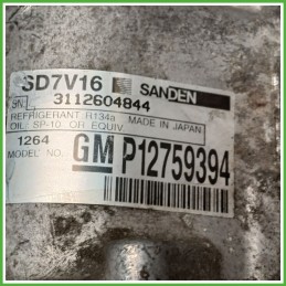 Compressore Clima AC Aria Condizionata SANDEN 3D7V16 SAAB 9.3 2a Serie 24411280