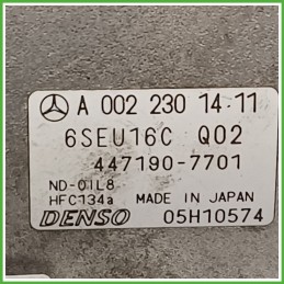 Compressore Clima AC Aria Condizionata DENSO 447190-7701 MERCEDES-BENZ Classe A W/C169 A0022304811