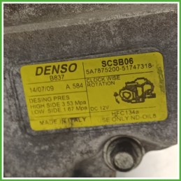 Compressore Clima AC Aria Condizionata DENSO SCSB06 FIAT 500 3P 71797201