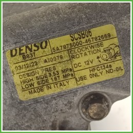 Compressore Clima AC Aria Condizionata DENSO SCSB06 FIAT PANDA 2Q 71797201