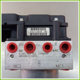 Centralina Pompa Aggregato ABS Usato Bosch 0265800690 Fiat Grande Punto 4C 0265232053