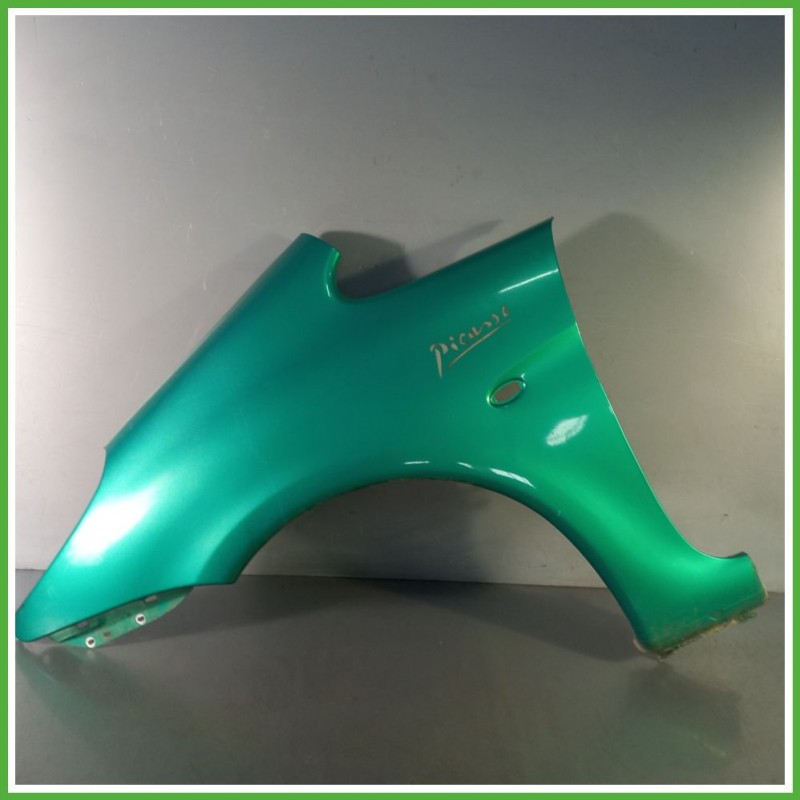 Parafango Anteriore Sinistra SX CITROEN XSARA Berlina 1997 2000 VERDE KRX VERNICE VERDE BORA-BORA Originale Usato