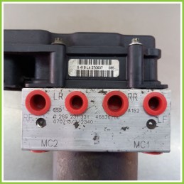 Centralina Pompa Aggregato ABS Usato Bosch 0265800315 Fiat Punto 2U 0265231331