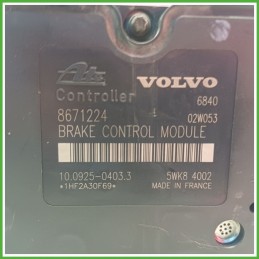Centralina ABS Modulo Pompa ATE 10.0925-0403.3 8619543 VOLVO S60 Originale Usato