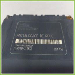 Centralina Pompa Aggregato ABS Usato Ate 10.09481108.3 Peugeot 206 10.0204-0194.4