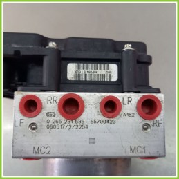 Centralina Pompa Aggregato ABS Usato Bosch 0265800421 Fiat Grande Punto 2Y 0265231535