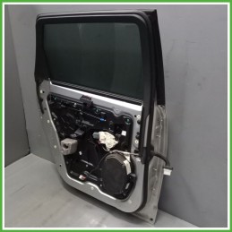 Porta Portiera Sportello Posteriore Sinistra SX GRIGIO ARGENTO VIVO PS2 FIAT FREEMONT 24 SUV 2011 Originale Usato