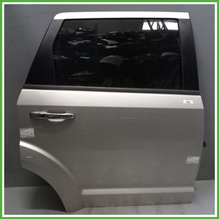 Porta Portiera Sportello Posteriore Destra DX GRIGIO ARGENTO VIVO PS2 FIAT FREEMONT 24 SUV 2011 Originale Usato
