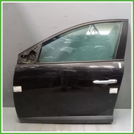 Porta Portiera Sportello Anteriore Sinistra SX NERO RENAULT MEGANE 3a Serie Berlina 2008 2012 Originale Usato