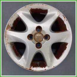 Cerchio Singolo in Lega TOYOTA COROLLA VERSO (dal 01/2002 al 03/2004) 15 pollici 15" 6.0J 4x100 ET 45 originale usato al pz