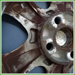 Cerchio Singolo in Lega TOYOTA COROLLA VERSO (dal 01/2002 al 03/2004) 15 pollici 15" 6.0J 4x100 ET 45 originale usato al pz