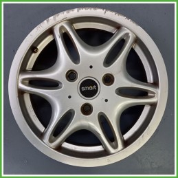 Cerchio Singolo in Lega SMART COUPE (C450) (dal 07/1998 al 01/2004) 15 pollici 15" 4.0J 3x112.5 ET 27 originale usato al pz