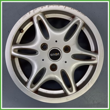 Cerchio Singolo in Lega SMART COUPE (C450) (dal 07/1998 al 01/2004) 15 pollici 15" 4.0J 3x112.5 ET 27 originale usato al pz